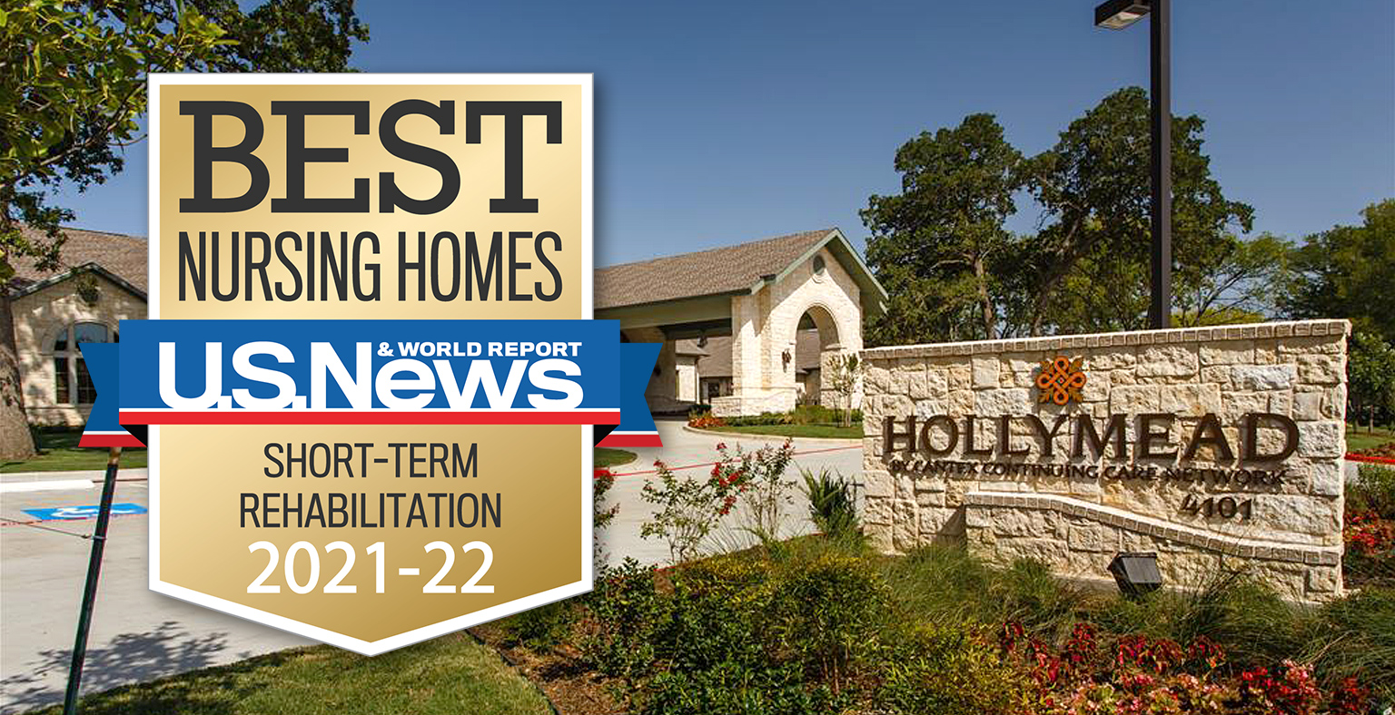 Hollymead is rated as one of the Best Nursing Homes by U.S. News & World Report