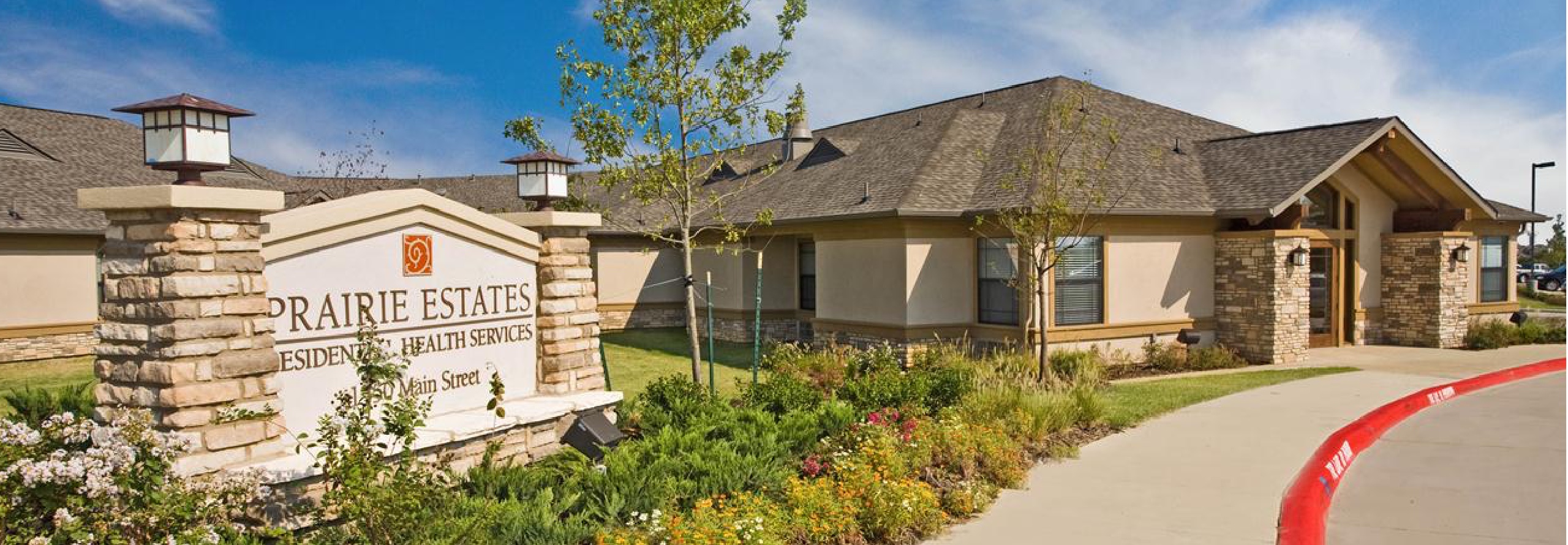 Prairie Estates main entrance